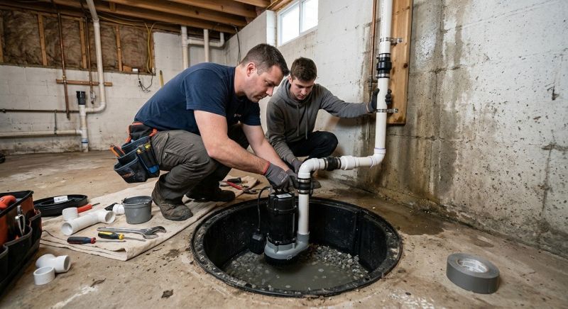 Basement Sump Pump Service in Providence, RI