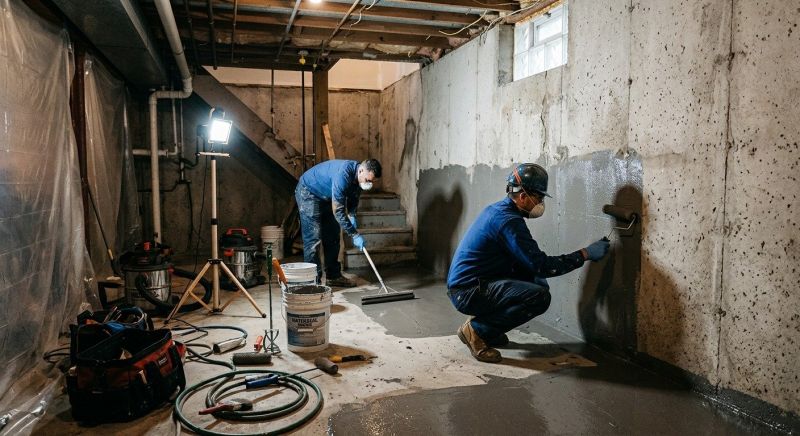Basement Concrete Sealing in Birmingham, AL