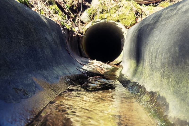 Drainage System Installation in Spring