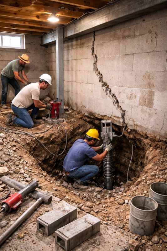Foundation Pier Repair in Tampa, FL