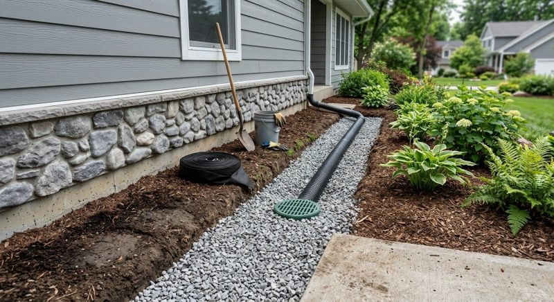 French Drain Clearing in Tuscaloosa, AL