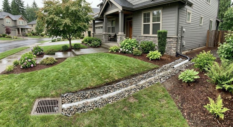 Hillside Drainage Installation in Birmingham, AL