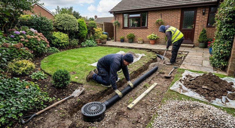 Residential Landscape Drainage in Birmingham, AL