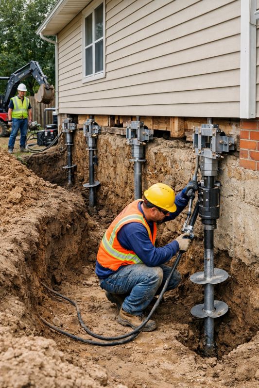 Sinking Foundation Lifting in Tampa, FL