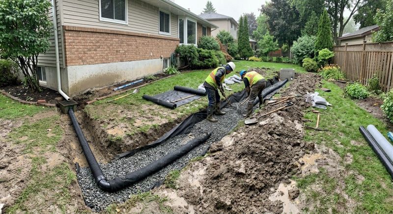 Yard Drain Installation in Birmingham, AL