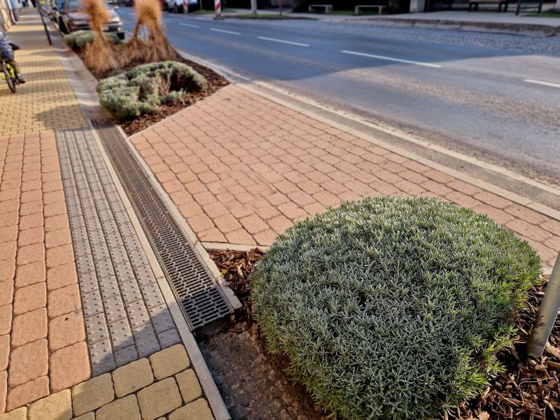 Reduces Water Pooling